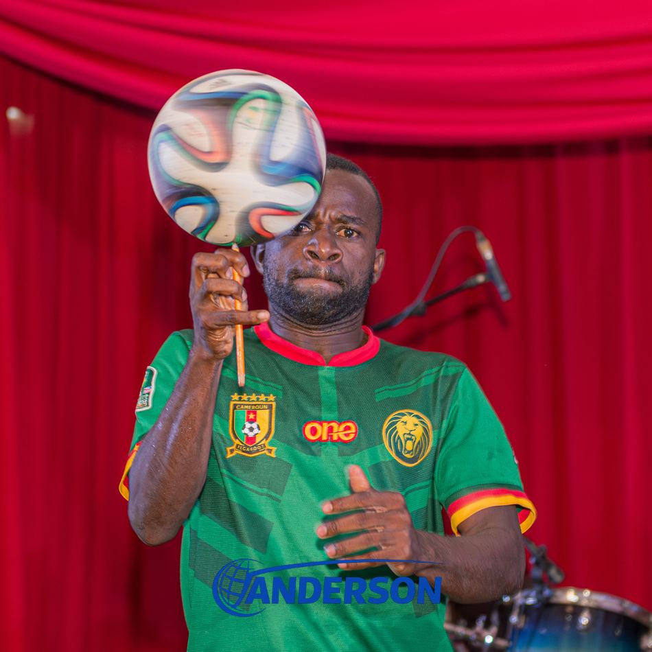 Freestyler ballon sur scène