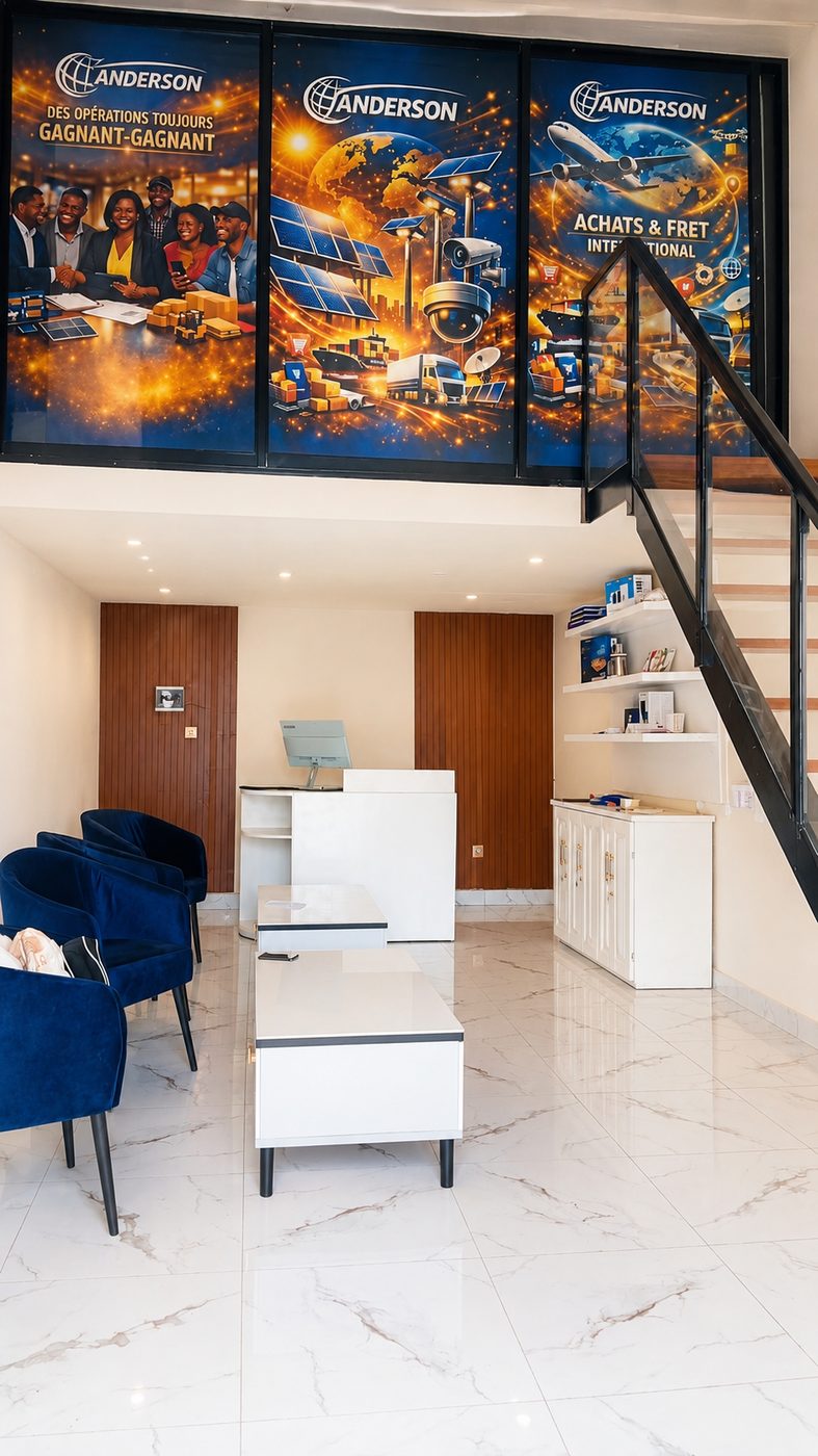 Showroom Anderson au rez-de-chaussée
